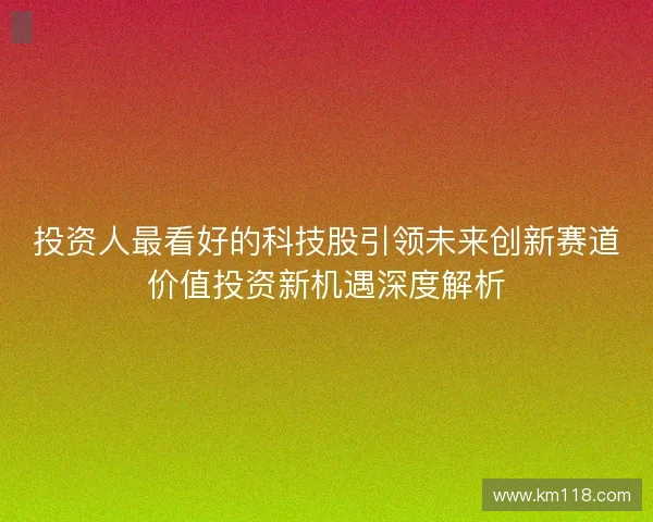 投资人最看好的科技股引领未来创新赛道价值投资新机遇深度解析 投资人最看好的科技股引领未来创新赛道价值投资新机遇深度解析